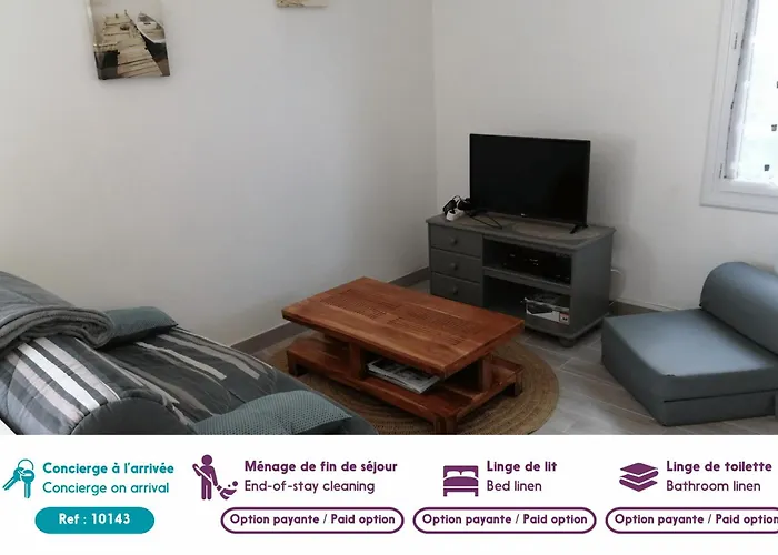 Charmante Maison A 500 M De La Cote, Pour 4 *